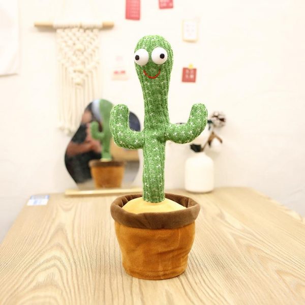 Dancing Cactus Toy shake With Talk-back Repeat Mimic and Speak Option