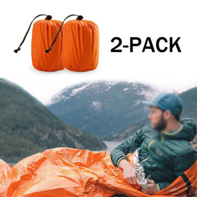 2 pcs Emergency Waterproof Sleeping Bag - eternabeauty